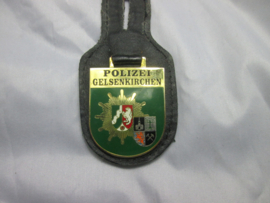 German police badge, Borsthanger Duitse politie Polizei Gelsenkirchen.