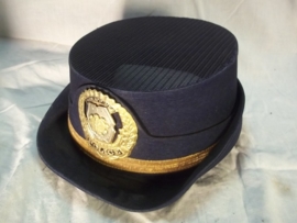 Female Policecap Philippines. Dameshoedje van de Filipijnse politie, mooi embleem