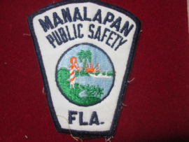 Sleeve badge Manalapan Public safety Fla. Police