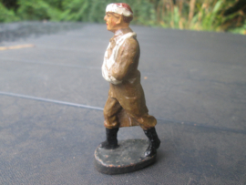ELASTOLIN Belgium soldier wounded Belgische soldaat met verwonde arm.