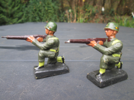 DURSO 2 belgium soldiers post war shooting. 2 Belgische soldaten jaren 60