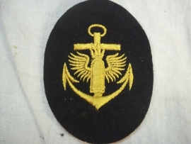 German kriegsmarine badge coast artillery. Kriegsmarine embleem kustartillerie