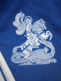 Shabrak van de Nederlandse cavalerie, met aan de uiteinde het embleem van Huzaren van Boreel. TOP item