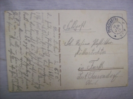 Postcard german, Duitse kaart veldpost