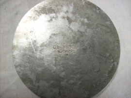 German medal in case, 1. Orientierungsfahrt 1937 NSKK Der motorstandarte 78. Duitse NSKK plaquette in doos.