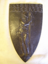 Austrian iron remembrance plate Pontonnier. Oostenrijkse plaquette pontonier Genie