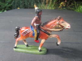LEYLA Indian Indiaan op paard zeer goede staat kleurrijk