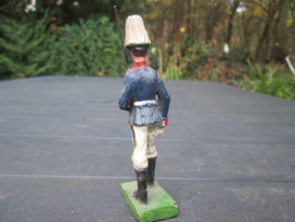 ELASTOLIN German guard 10 cm.. Duitse Garde regiment officier met pickelhaube met paardestaart