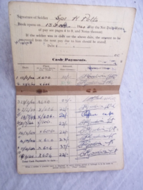 Soldiers pay book