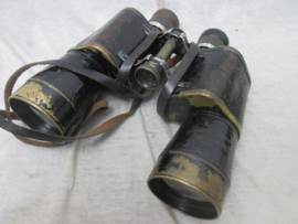 German Imperial Reichsmarine 7x50 binocular made by VOIGHTLÄNDER, Braunsweig, marked with the crest of the German Imperial Kriegsmarine. Duitse marine kijker helder zicht, N voor Nordsee, TOP kijker mooi gemarkeerd.