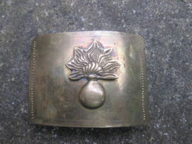 Dutch army buckle Grenadier. Nederlands koppelslot van het garde regiment Grenadiers 1900-1940.