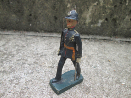 Durso Dutch Royal Marines Nederlandse Marinier in seremonieel uniform met pinhelm goede staat.