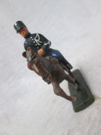 Dutch soldier on horse of the Military Police. Wachtmeester van de Marechaussee op paard ELASTOLIN, Germany.