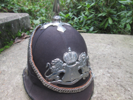 Dutch police helmet ceremonial city of Amsterdam Parade pinhelm van de Amsterdamse politie zeldzaam stuk..