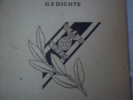 Boek- Buch; Gewappnetes Herz Gedicht van Hans Ehrke, veelal ss gedichten