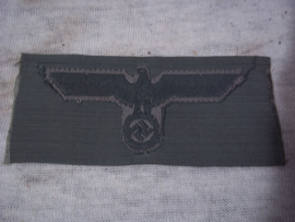 German Wehrmacht BeVo- woven cap badge unused. Duitse petembleem Be-Vo Wehrmacht.