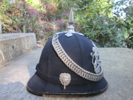 Dutch Ceremonial helmet of the Amsterdam Police Department. Paradehelm Amsterdamse politie, bijzonder en schaarse helm.