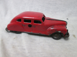 Tin/ metal toy car German made D.R.G.M. Blik/ metalen speelgoed auto opdraaibaar, werkend, Made in Germany, D.R.G.M. jaren 30-40 merk B&R of G&R isniet te zien zeldzaam stuk.