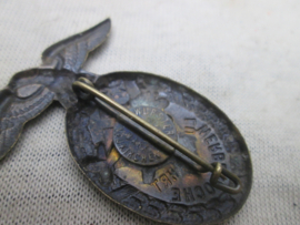 German tinnie, rally badge, Duitse tinnie Luftfahrt werbewoche, nicely marked. rare badge.