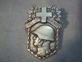 Swiss silver medal hall marked, Zwitserse zilveren medaille met merkteken Sous-Off. Neuchatel