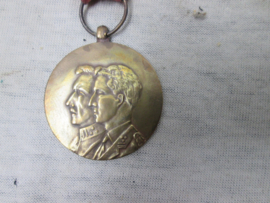 Belgische herinnerings medaille 40 jaar Wapenstilstand 1918-1958.