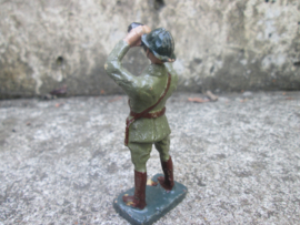 DURSO Belgium officer with binoculars. Belgische officier met verrekijker.