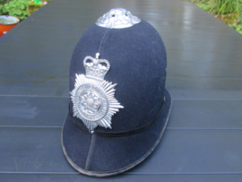 British Bobbyhelmet,  Lancashire Constabulary Engelse politie bobbyhelm.