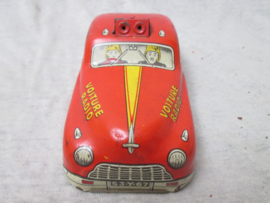 Tin toy car made in France VOITURE RADIO -