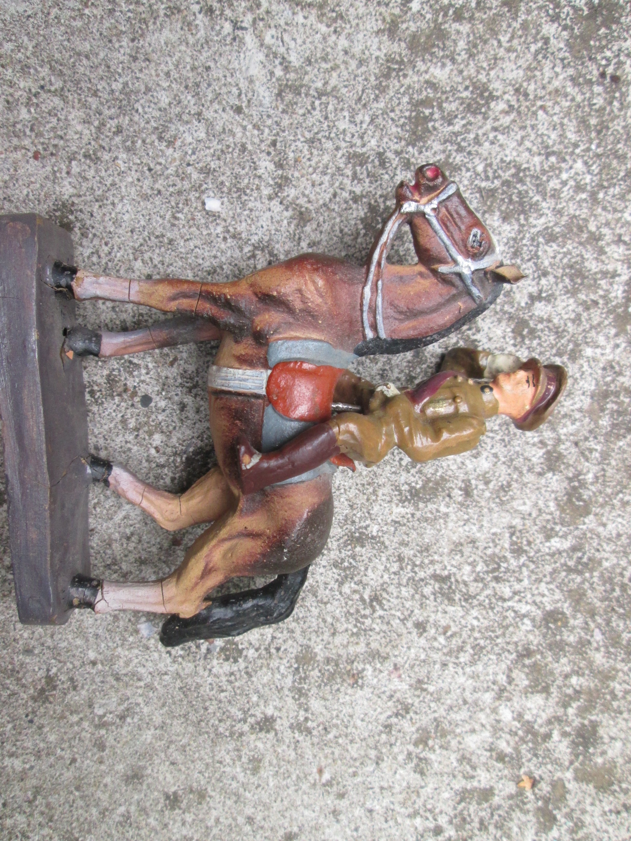 Belgium king on horst FB Fabrication Belge, Koning Leopold van Belgie op paard
