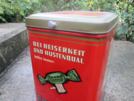 German/ Austrian rare tin. Duits Oostenrijks blik welke weinig tegenkomt in deze staat Dr.C.Saldan - EM-Eukal. hoest pastilles.
