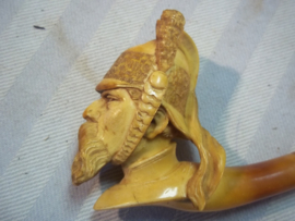 French pipe. Franse pijp, met hoofd van een Franse kurassier. perfecte staat zeer apart