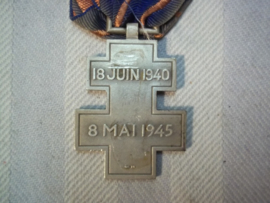 Franse verzets medaille FRANCE  LIBRE - 13 juni 1940- 8 mai 1945.