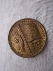 German tinnie, rally badge Duitse tinnie Gau Parteitag Würtemberg - Hohenzollern Stuttgart  25- 11- 1934
