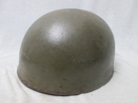 British dispatch helmet BMB 1944. Engelse motorrijder helm, mooi gemarkeerd in een nette gedragen staat. grote maat 7 1/4