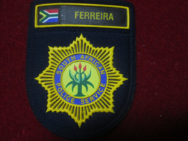 Indentification badge South Africa Police Service.