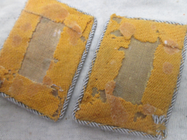 German Luftwaffe collar tabs flight personal, Duitse luftwaffe officiers kragenspiegels, beetje motschade.
