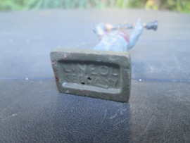 LINEOL German FLAK luftwaffe soldier with rangefinder. Duitse luchtmacht soldaat met afstandsmeter goede staat.