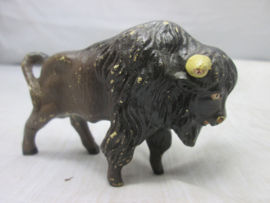 Buffel met hoorns.