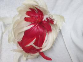 French shako Military school with plume. Franse sjako van de Militaire school, compleet met pluim. L'ecole militaire de Saint Cyr model 1871. zeer nette staat.