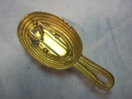 Nederlandse cocarde voor laag model kepie, manschap, klein model WO1,