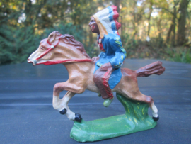 Indiaan op paard zonder maker.