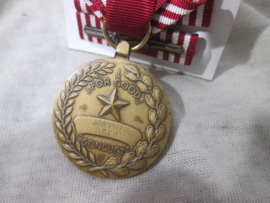 US medal, named, in box Good conduct Army. Amerikaansemedaille op naam in originele uitgifte doos.