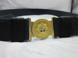 Dutch ceremonial police belt. Nederlandse politie riem uitgaans uniform van de Rijkspolitie te water