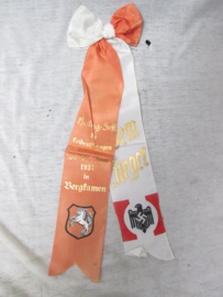 German sport ribbon. Duits eren- lint voor sport prestaties.