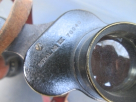 US binoculars. US Naval Gun Factory optical shop, Rochester NY, Signal Corps US Army. Amerikaanse verrekijker nette staat mooi gemarkeerd met leer bescherming.