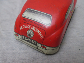 Tin toy car made in France VOITURE RADIO -