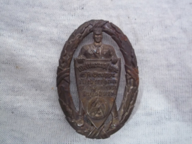 German tinnie, rally badge, Duitse tinnie Wettkampftage SA Gruppe Niederrhein 1938 Duisburg