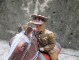 GERESERVEERD FB Fabrication Belge The king of Belgium on horse  Belgische Koning Leopold op zijn paar