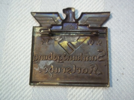 German tinnie. Saarkundgebung Karlsruhe, 9-6-34.