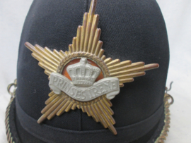 Paradehelm van het Nederlands Garde Regiment Prinses Irene. embleem op invasie ster.
